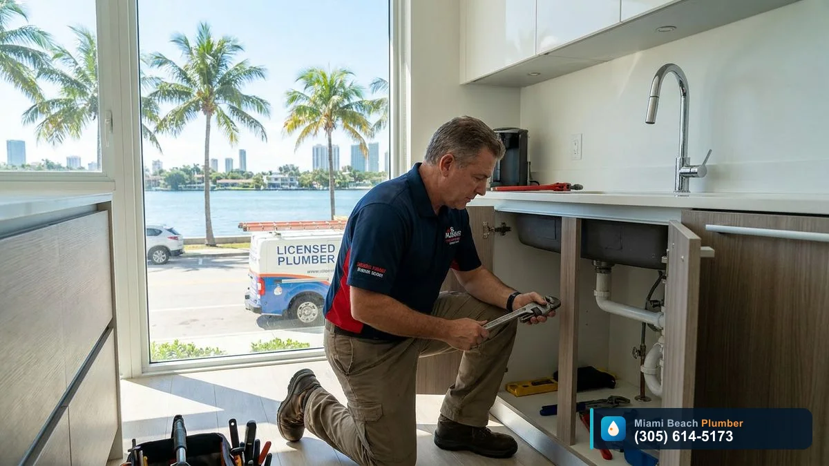 Serving Miami Beach, the Islands & Nearby Miami, Plumbing in Miami by Miami Beach Plumber, call (305) 614-5173